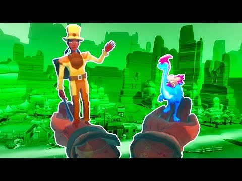 DINOSAURS and COWBOYS in Dino Frontier VR!