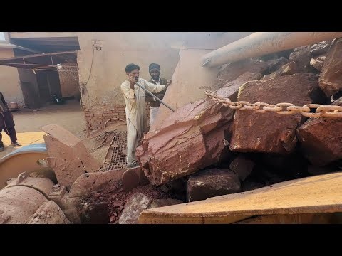 When Mountains Break by Human Hands | Extreme Stone Crushing Hard Work”