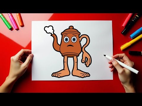 HOW TO DRAW TATATA SAHUR Italian Brainrot MEME TUTORIAL WTF!