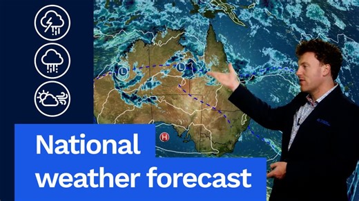 National Weather Forecast: Widespread storms across the north, sunny for most others Video current: 12pm AEDT 18 February 2026 For the latest forecasts and warnings, go to www.bom.gov.au or the BOM Weather app. | Bureau of Meteorology