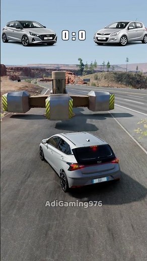 New Hyundai i20 🆚 Old Hyundai i20 🚗💥 – Speed & Crash Test in BeamNG.drive!