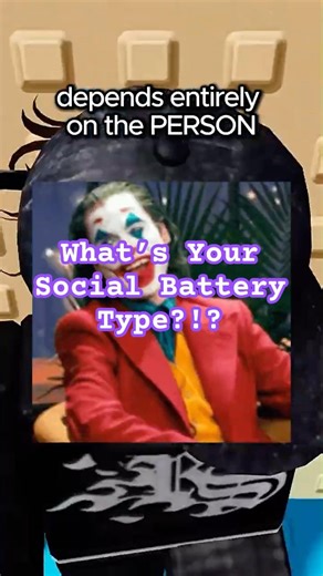 What's Your Social Battery Type? 📱 #viral #roblox #trending #funny #realtalk #socialmedia #shorts