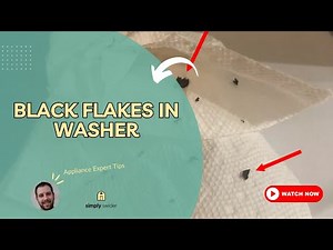 Black Flakes in Washer? Here's the REAL Fix!