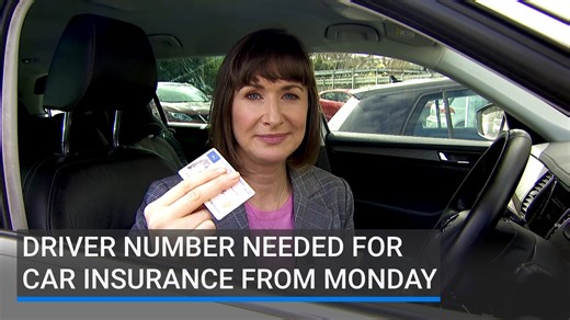Watch: New driver number requirement for insurance