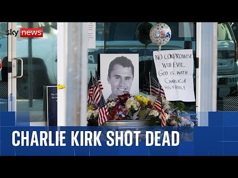 Charlie Kirk dies after being shot at event in Utah