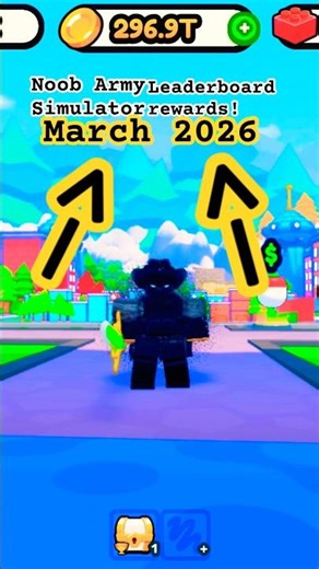 Noob Army Simulator: March 2026 Leaderboard Rewards! #noobarmy #noob #leaderboard #rewards #roblox