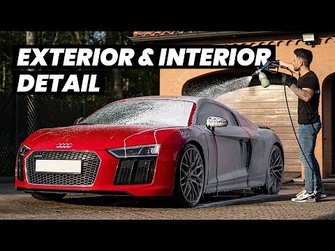 Audi R8 V10 Exterior, Interior & Engine Bay Detail - Auto Detailing