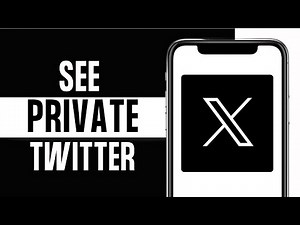 How To See Private Twitter Accounts - Easy (2024)