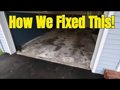 You Won't Believe How We Fixed This Badly Damaged Garage Floor
