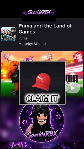 FREE Puma Essential Cap in Roblox 😱🔥 | Easy Method 2026 #roblox #robloxedit
