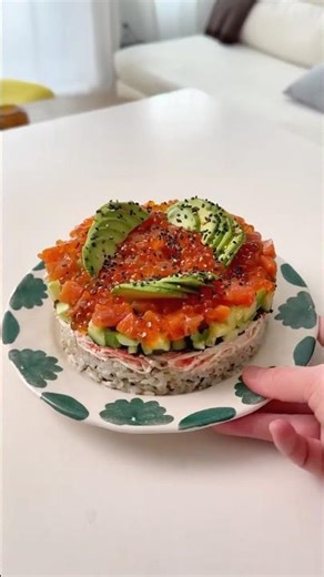 How To Make Sushi Cake From Scratch #sushi
