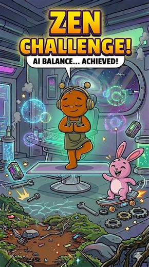 ZEN VS SPACE VORTEX! 🧘‍♂️🌀