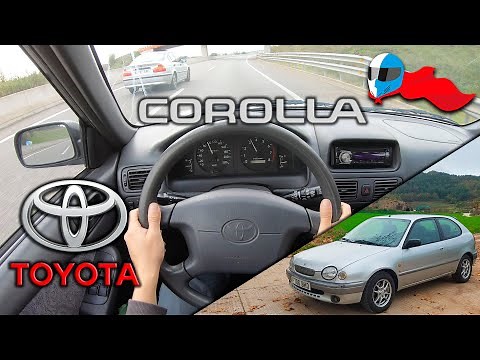 1999 Toyota Corolla 1.6i 110 (81kW) POV 4K [Test Drive Hero] #149 ACCELERATION, ELASTICITY & DYNAMIC