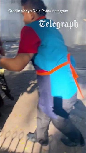 Building collapses as powerful earthquake rocks Philippines