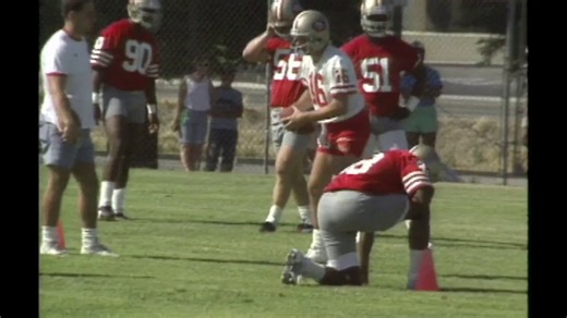 49ers Camp from 1989: Montana & Young talk QB Controversy