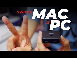 Quickly Switch Between TWO Computers - Mac and PC USB