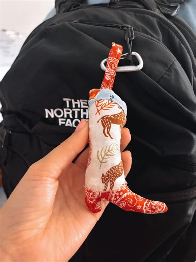 Cowboy Boot Keychain - Cowboy Boot Keychain Pattern - DIY Gift - Back to School Sewing Pattern - Etsy Australia