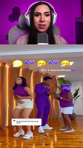 Nossa vovó é maravilhosa 💜. Vocês gostaram dela? ✨ @ApolloSant #viral IB @ mayca.brasil