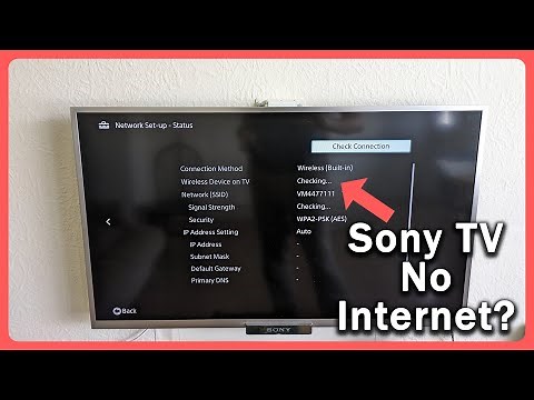 Sony TV Connected But No Internet? | FIXED!