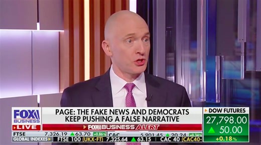 Carter Page Says Investigation into FBI Official for Altering FISA Warrant Document Proves ‘More of ...