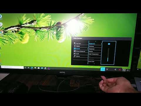 How to Manually Change BENQ Monitor Brightness