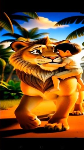 babu kya kahna chahoge😃😀#cuteanimals #shortvideo #lion