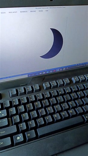 Moon 🌙 logo in Ms Word by shortcut key | In English | Digital shortcut Hub. #shortcutkeys#usa.
