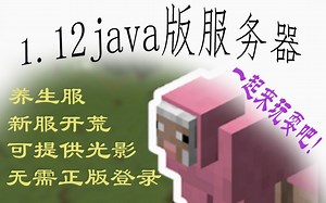 我的世界JAVA版1.12模组生存服务器开荒啦！