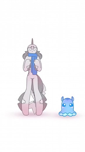 Adorable Silver Salmon Animation with Jello