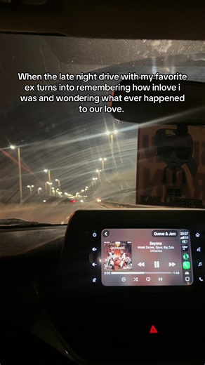 Late-Night Drive Memories with an Ex