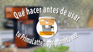 ¿Qué se debe hacer antes de usar la Cafetera Oster PrimaLatte™ por primera vez? ¡Aquí te enseñamos! Recuerda dejar correr agua periódicamente para limpiar los ductos de tu cafetera para que tenga un mejor rendimiento :) | Oster