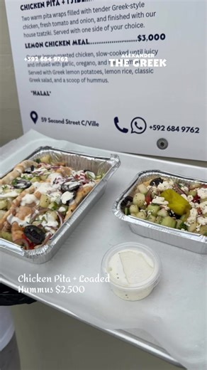 Delicious Chicken Pita Meal with Greek Salad