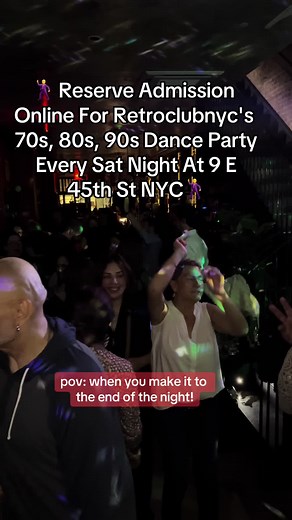 🕺 Reserve Admission Online For Retroclubnyc's 70s, 80s, 90s Dance Party Every Sat Night At 9 E 45th St NYC🕺 #70smusic #80smusic #90smusic #disco #nightclub #nightclubs #danceclub #nightclubs #lastdance #donnasummer