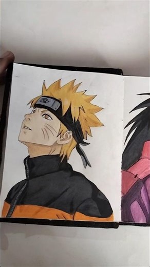 full Naruto and madara drawing #animeeart #drawing #naruto #anime
