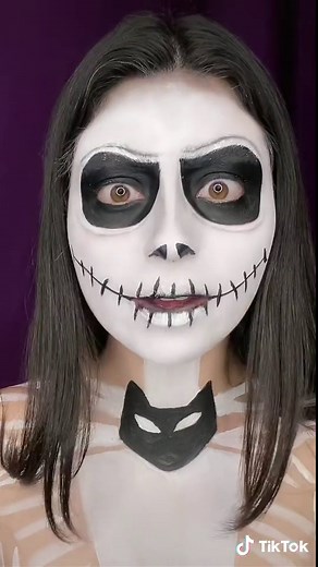 Jack Skellington Halloween Makeup Tutorial