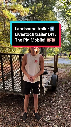 DIY Livestock Trailer for Backyard Pigs