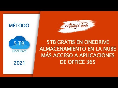 5TB Gratis en OneDrive Almacenamiento en la Nube + Acceso a Office 365 - Servicios de Microsoft