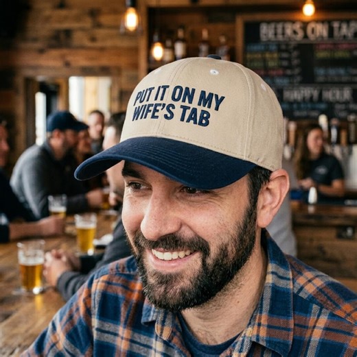 Put It on My Wife's Tab Hat, Funny Trucker Cap, Husband Gift, Gift for Him - Etsy