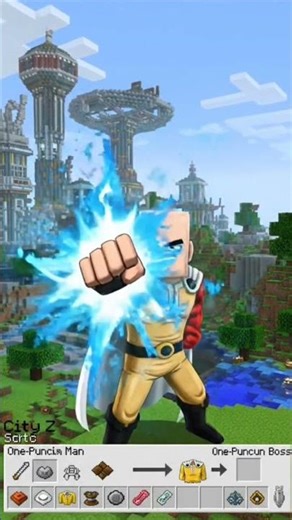 One punch man Minecraft mod