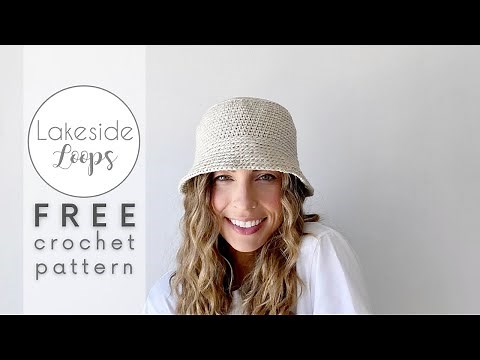 Grayson Bucket Hat FREE Crochet Pattern Video Tutorial