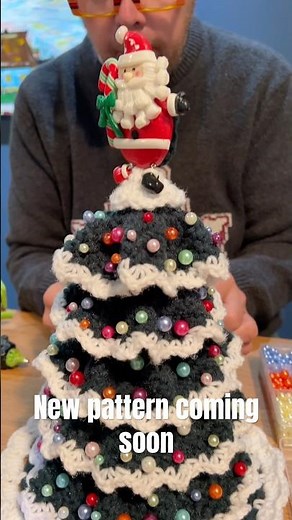 Easiest Mini Crochet Tree Ever! (Pattern Sneak Peek) 🎁