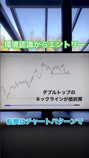 【実践トレード】調整の終わりを狙う⁡#ダウ理論#テクニカル分析#FX#投資#ロウソク足