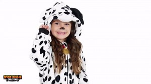 Joyfy Kids Dalmatian Puppy Costume, Halloween Puppy Costume, Halloween Trick or Treat Party Dress up, Ages 5-12 - Walmart.com