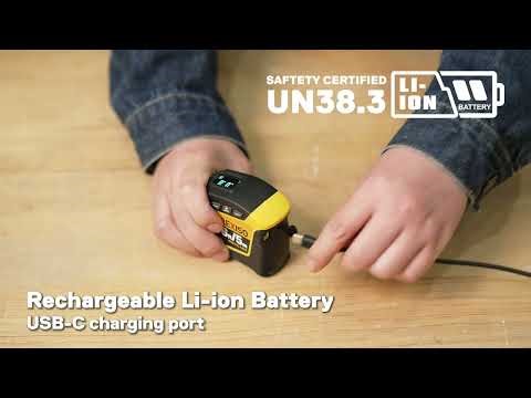 Prexiso PDT5 Rechargeable 2-In-1 16ft Digital Tape Measure