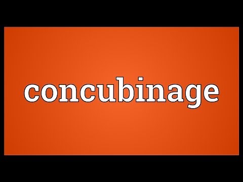 Concubinage Meaning