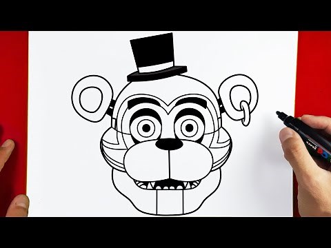 How to Draw Freddy - Security Breach: FNAF