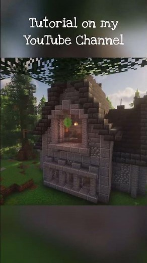 Dark Fantasy House Tutorial 2 | Minecraft Building #minecraft #minecraftbuilding #minecrafttutorial