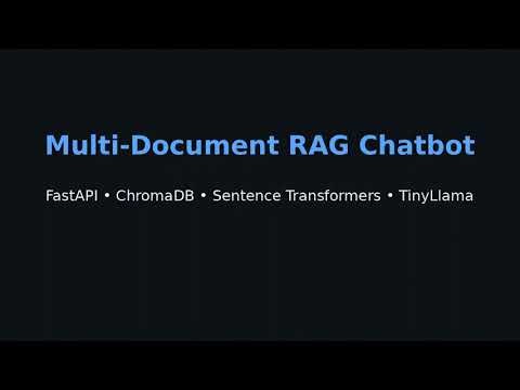 Multi Document RAG Full Demo