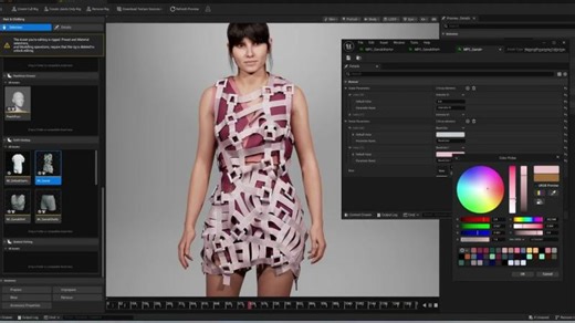 Creating a Strap Buckle Dress in CLO 3D - MetaHuman Outfit Workflow | Jelena Marjanović