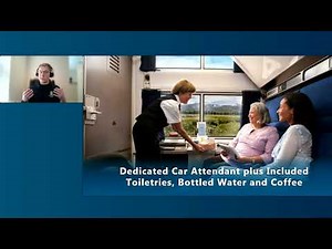 Walk through Amtrak train with Amtrak Vacations